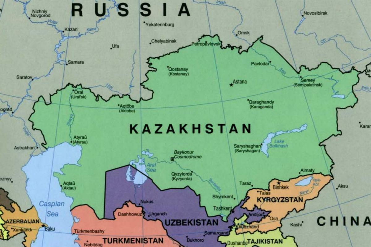 mappa di almaty (Kazakhstan